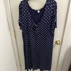 Old Navy Polka Dot Midi Dress Size 3X